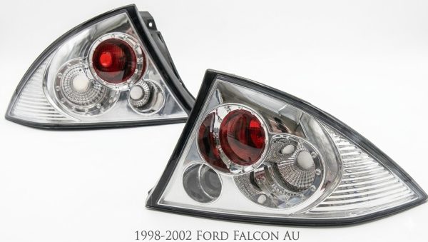 Clear Altezza Tail lights for 98-02 Ford Falcon AU XR6 XR8 Sedan taillights