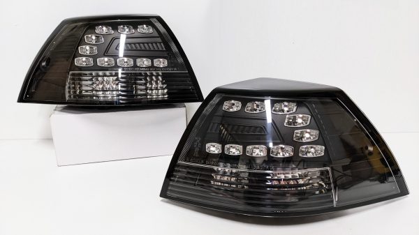 Black LED Tail Lights for 06-13 Holden Commodore VE Sedan Omega SV6 SS-V Series 1 2 taillights