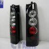 JDM Black ALtezza Tail lights for 04-19 Toyota Hiace VAN -6232