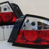 Clear RED LED Tail lights for 02-07 Ford Falcon BA BF XR6 XR8 4 Door SEDAN-0