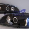 Black LED Angle Eye Projector Headlights for 96-98 HONDA CIVIC EK VTI -0