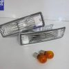 Clear Front Bumper Indicators light for Nissan S13 Silvia SR20 DET CA18DET-0