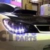 BLACK LED DRL Projector Head Lights for 05-07 Subaru Impreza WRX STi RX -4677