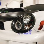 Black LED Angel Eyes Projector Head Lights for SUBARU IMPREZA WRX STI 00-02 GD-5470