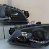 BLACK LED DRL Projector Head Lights for 05-07 Subaru Impreza WRX STi RX -0