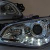 Clear LED DRL Projector Head Lights for 05-07 Subaru Impreza WRX STi RX -2964