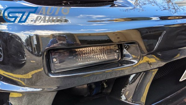 Black Front Bumper Indicator signal light for 1988-1993 Nissan S13 Silvia