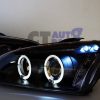 Black Projector Angel Eye Headlights for 04-08 Ford FOCUS MK2 XR5 ZETEC-2271