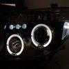 LED ANGEL-EYES Black HeadLight for PathFinder R51 Nissan Navara D40 CLR-2280