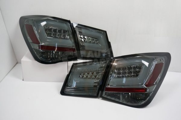 Smoked Black LED Tail Lights Holden Cruze Sedan 09-14 Taillight 4 Doors Turbo