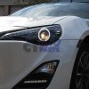 LED DRL CCFL Halo Projector Black Headlights for Toyota 86 GT -4807