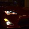 LED DRL CCFL Halo Projector Black Headlights for Toyota 86 GT -2220