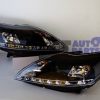 Black LED DRL Day Time Projector Head lights for 08-11 FORD FOCUS XR5 -2352