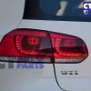 MK6 Golf R Style Clear Red LED Tail lights for VW Golf VI VW VI 6 GTD GTI Dynamic Signal -3657
