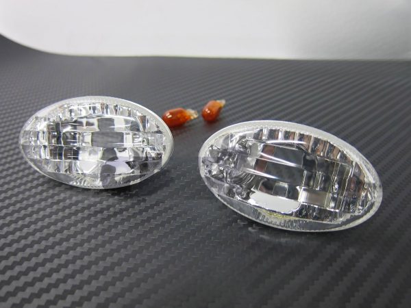 Clear Side indicators Side markers Fender light for 00-02 Subaru Impreza WRX STI bug eye
