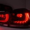 MK6 Golf R Style Clear Red LED Tail lights for VW Golf VI VW VI 6 GTD GTI Dynamic Signal -2451