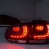 MK6 Golf R Style Clear Red LED Tail lights for VW Golf VI VW VI 6 GTD GTI Dynamic Signal -2450
