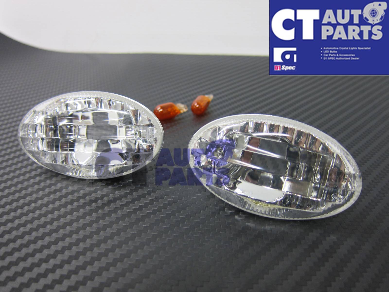 Crystal Clear Side indicators Side markers Fender light for 0002 SUBARU IMPREZA WRX CT AutoParts