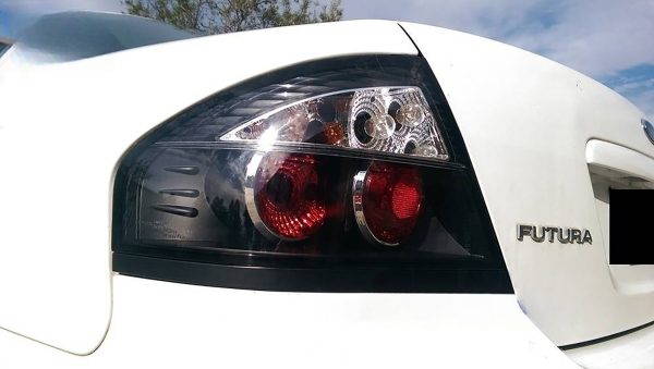 Black Altezza Tail Lights for 02-07 Ford Falcon FPV Fairmont BA BF XR6 XR8 Sedan taillight