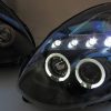 Black LED DRL Angel Eyes Projector Head Lights NISSAN INFINITI G35 V35 350GT Coupe 2D -2763
