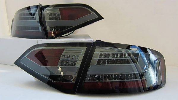 Smoke 3D Full LED Tail Lights for 09-13 Audi A4 S4 RS4 B8 4 Door Sedan Taillights