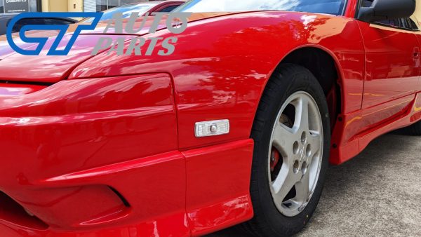 Clear Side Marker Indicator Lights for 91-98 Nissan 180SX RPS13 Silvia