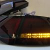 AUDI A4 S4 RS4 B8 09-12 4 Door Sedan Red Smoked 3D Full LED Tail Lights Taillight-2839
