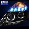 Clear LED DRL & Angel Eyes Projector Head Lights Nissan 350Z Z33 03-05 Fairlady-4529