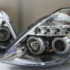 Clear LED DRL & Angel Eyes Projector Head Lights Nissan 350Z Z33 03-05 Fairlady-2983