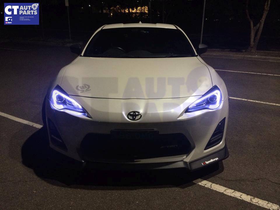 SPEC D Black 3D LED DRL Black Projector Headlight for TOYOTA 86 GTS