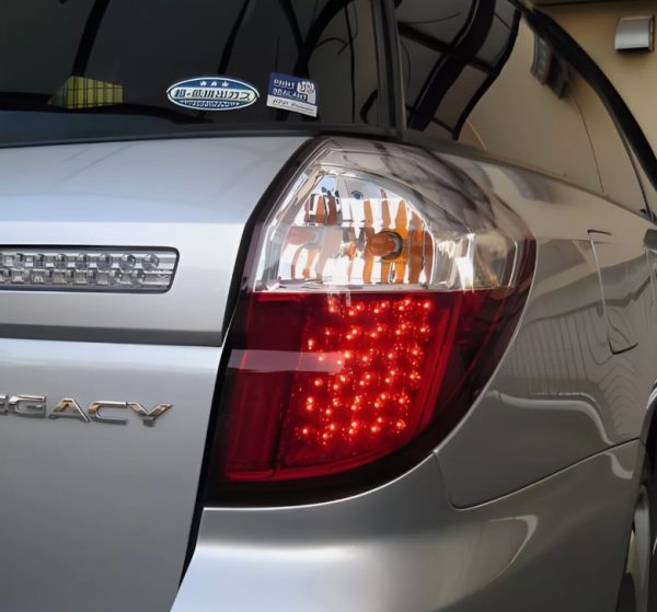 Clear Red LED Taillights for 03-09 Subaru Legacy Liberty OutBack tail lights