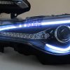 SPEC D Black 3D LED DRL Black Projector Headlight for TOYOTA 86 GTS SUBARU BRZ-3325