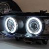 CCFL Angel-Eyes Projector Head Lights BMW X5 E53 00-03 Pre LCI Headlight-3203