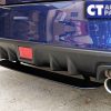 STI Style Rear Bumper Diffuser for 14-19 SUBARU WRX STI Satin Black-0