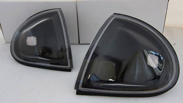 Black Corner Indicator Signal Light for for 92-98 Honda CRX Del Sol VtiR