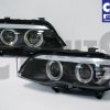 CCFL Angel-Eyes Projector Head Lights BMW X5 E53 04-06 LCI face-lift Headlights-0