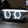 CCFL Angel-Eyes Projector Head Lights BMW X5 E53 04-06 LCI face-lift Headlights-3688