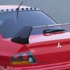 Lancer Evo 7 8 9 ABS Carbon Style VORTEX GENERATOR Roof fin spoiler-4186