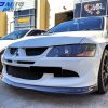 DO LUCK Style Carbon Fiber Front Lip for MITSUBISHI LANCER EVO 8 EVOLUTION MR 4G63 -0