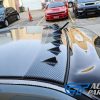Lancer Evo 7 8 9 ABS Carbon Style VORTEX GENERATOR Roof fin spoiler-13339