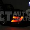 BLACK LED 3D Light Bar Tail Lights BMW E46 98-01 4D Sedan 318i 320i -3859