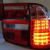 BMW X5 E53 Clear Red LED Tail Lights 99-02 Taillight-3453
