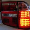 BMW X5 E53 Clear Red LED Tail Lights 99-02 Taillight-3455