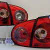 Clear Red LED TAIL LIGHTS TSI/TDI/GTI/R32 for 03-08 VolksWagen VW GOLF V MK V -3545