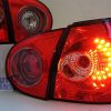 Clear Red LED TAIL LIGHTS TSI/TDI/GTI/R32 for 03-08 VolksWagen VW GOLF V MK V -3543