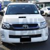 TOYOTA HILUX SR5 05-10 Double Cab BLACK LED Twin Halo Projector Headlight -7366