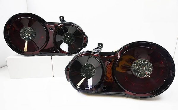 Crystal Eye Smoke Red 3D LED Stripe Bar Tail Lights for NISSAN GTR R35 VQ38 taillights