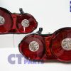 JDM Clear Red 3D LED Stripe Bar Tail Lights for Nissan Skyline GTR R35 VQ38-4809