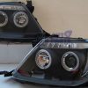TOYOTA HILUX SR5 05-10 Double Cab BLACK LED Twin Halo Projector Headlight -4880