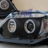 TOYOTA HILUX SR5 05-10 Double Cab BLACK LED Twin Halo Projector Headlight -4879